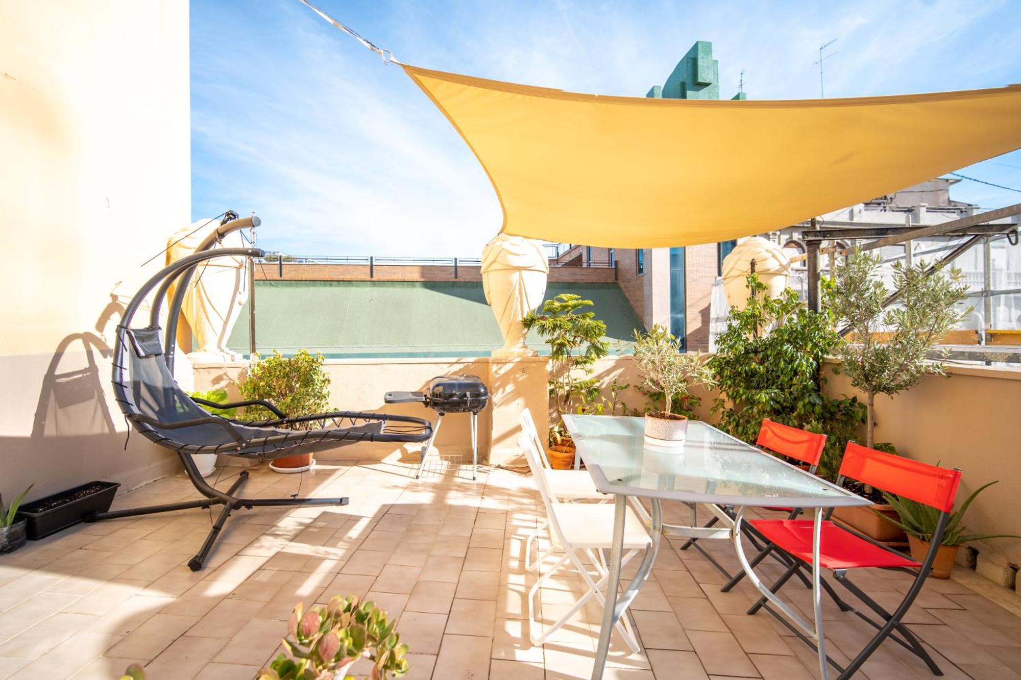 Ferienwohnung Atico De Lujo Plaza Ayuntamiento Valencia Exterior foto