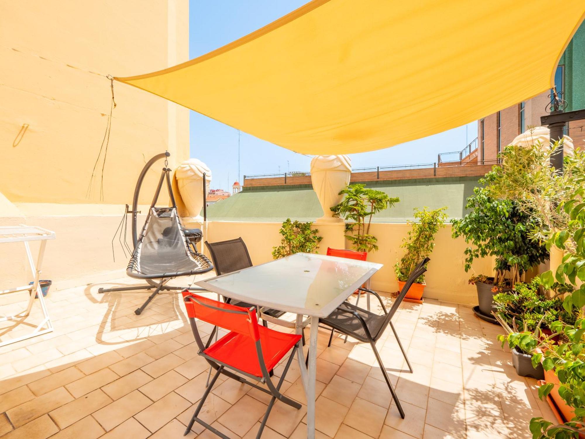 Ferienwohnung Atico De Lujo Plaza Ayuntamiento Valencia Exterior foto